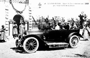 Colomb-Bechar - Depart du Gouverneur pour visite des Postes